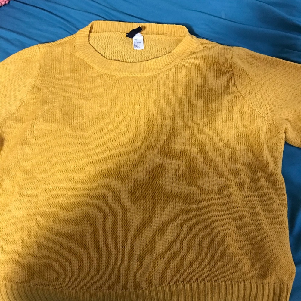 Mustard H&M Knit Sweater